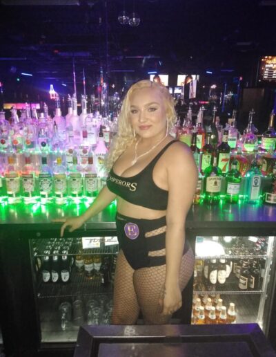 Bartender working at Pasco Emperor's Gentleman's Club